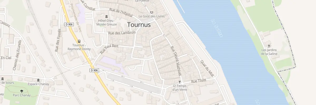 Plan du 11 Rue Blanche à Tournus