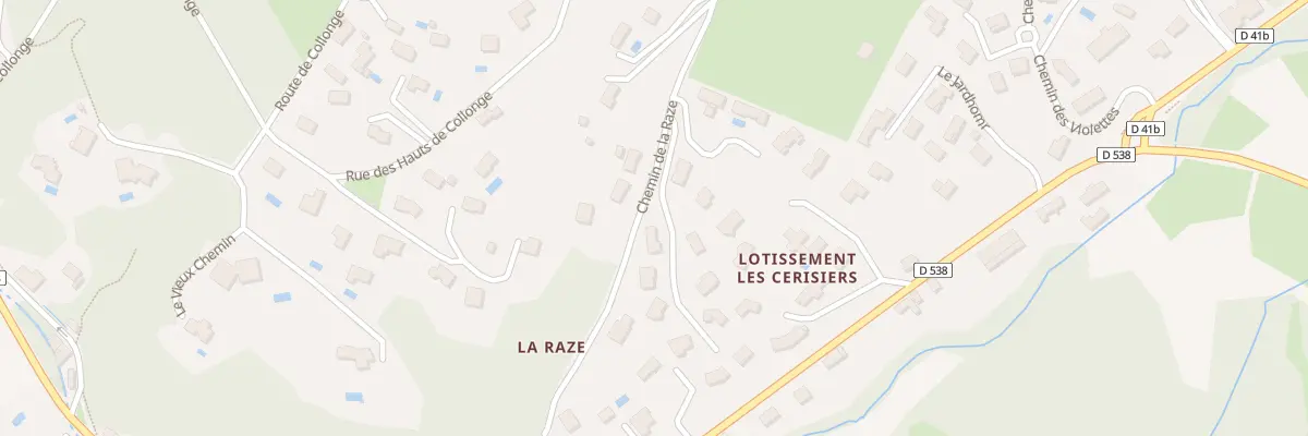 Plan du 523 Che de la Raze à Jardin