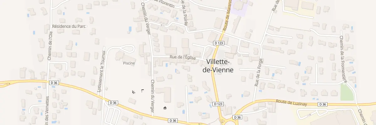 Plan du 57 Rue de l’Eglise à Villette-de-Vienne