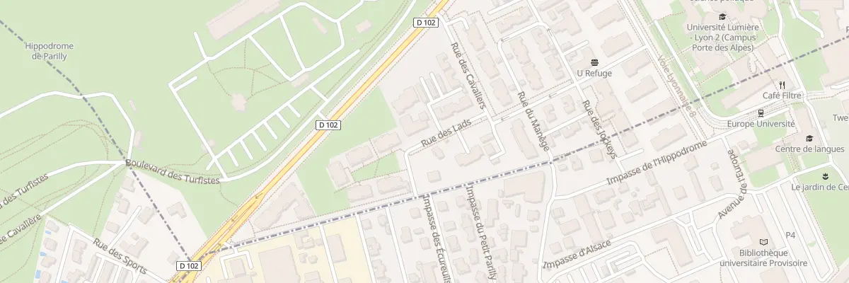 Plan du 26 Rue des Lads à Bron