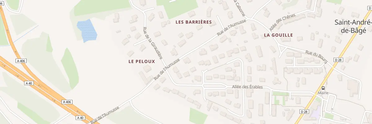 Plan du 179 Rue de l’Aumusse à Saint-André-de-Bâgé