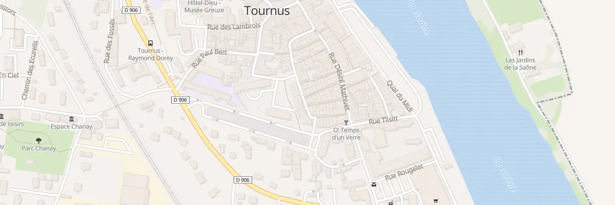 Plan du 26 Rue Beauté à Tournus