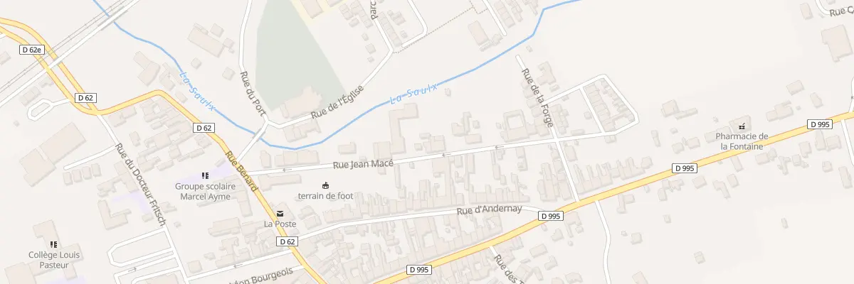 Plan du 11 Rue Jean Mace à Sermaize-les-Bains