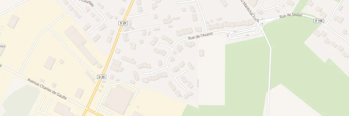 Plan du 60 Rue de l’Avenir à Glaire