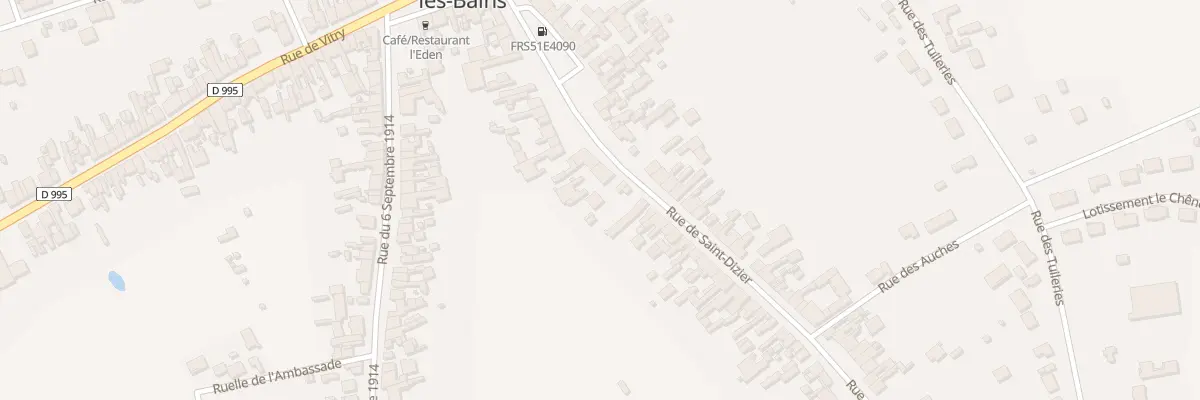 Plan du 34 Rue de Saint Dizier à Sermaize-les-Bains