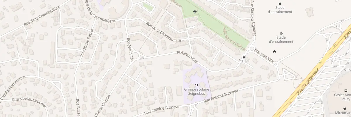 Plan du 122A Rue Jean Vilar à Valence