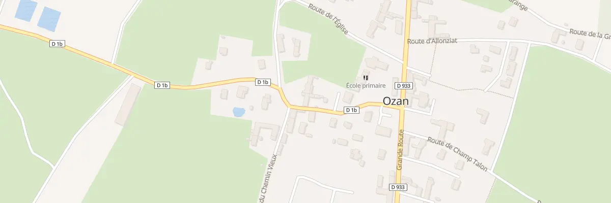 Plan du 146 Rte d’Asnières à Ozan