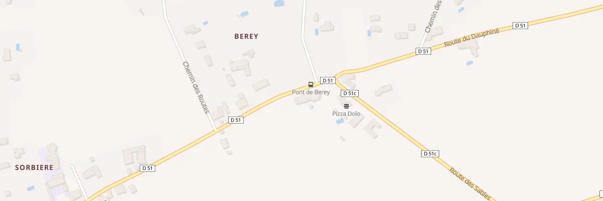 Plan du 1350 Rte du Dauphiné à Sonnay