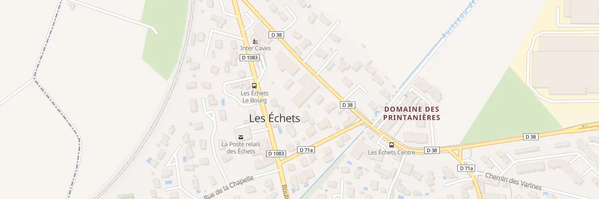Plan du 184 All des Platanes à Miribel