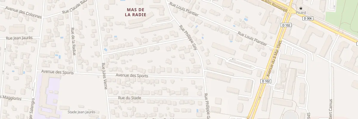 Plan du 28B Rue Philippe Goy à Bron