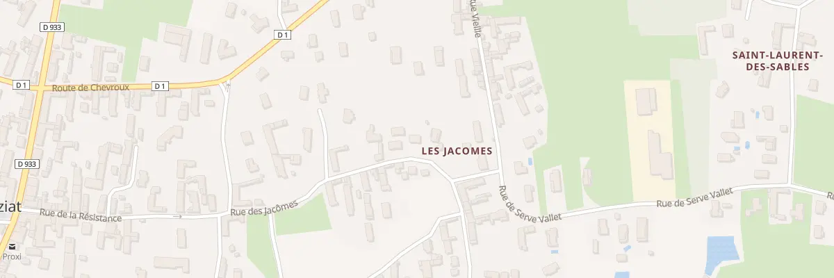 Plan du 5397 La Rue Vieille Sud à Manziat