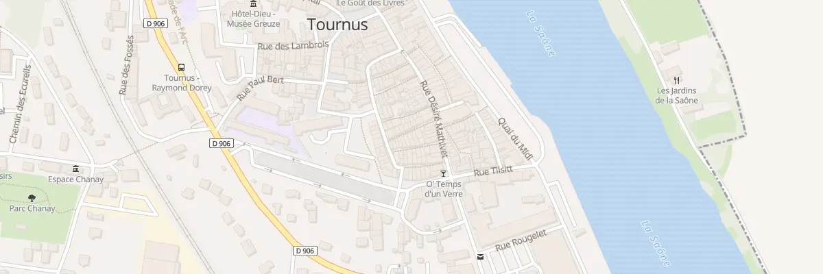Plan du 9 Rue Jules Ferry à Tournus