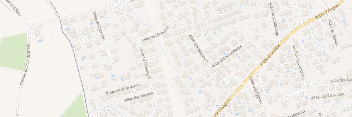 Plan du 118 All du Dogan à Entraigues-sur-la-Sorgue