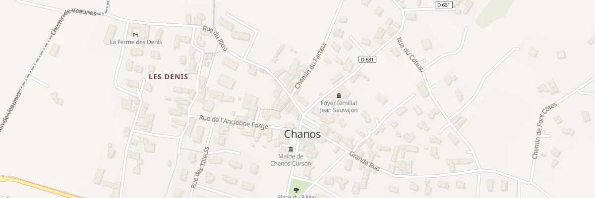 Plan du 2 Rue du Riou à Chanos-Curson