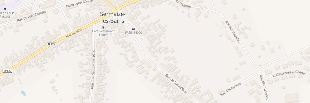 Plan du 45 Rue de Saint Dizier à Sermaize-les-Bains