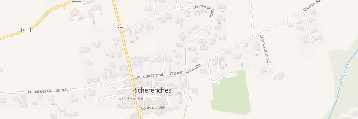 Plan du 5302 Le Village à Richerenches
