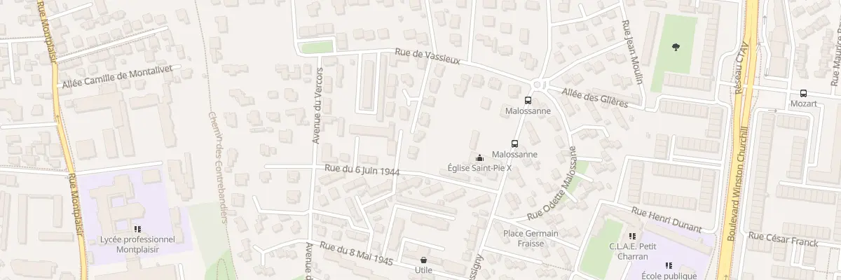 Plan du 9 All André Chenouard à Valence
