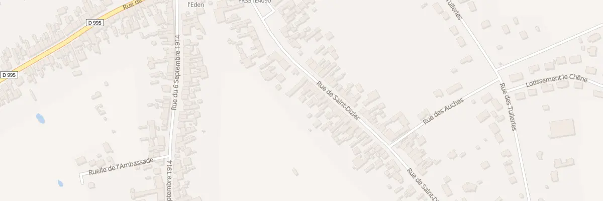 Plan du 40 Rue de Saint Dizier à Sermaize-les-Bains