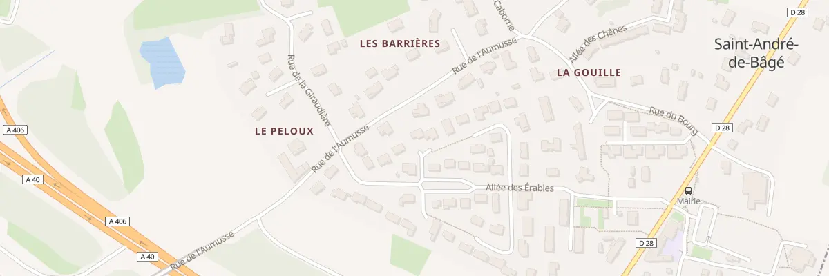 Plan du 31 La Gouille à Saint-André-de-Bâgé