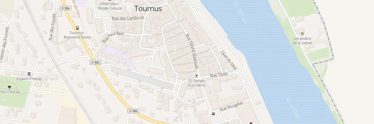 Plan du 8 Rue Beauté à Tournus