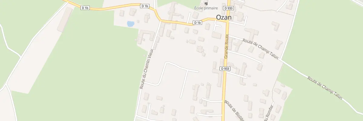 Plan du 151 Imp du Clos d’Ozan à Ozan