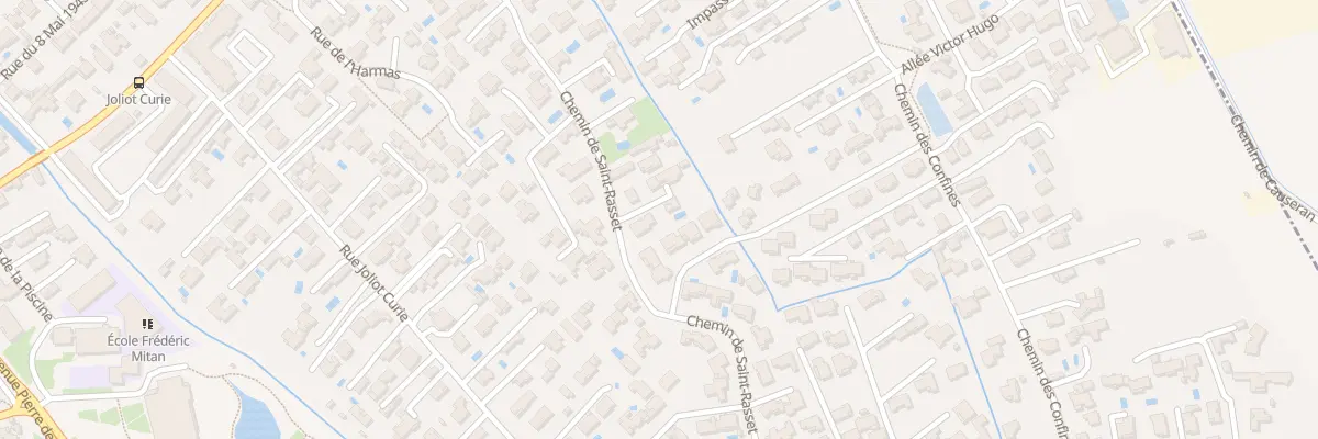 Plan du 282 Che de St Rasset à Vedène