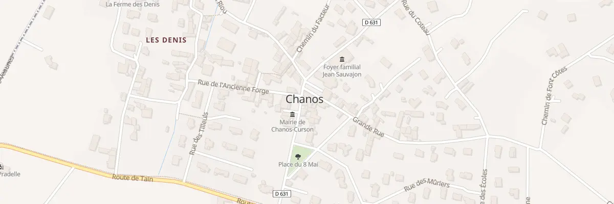 Plan du 18 Rue de la République à Chanos-Curson