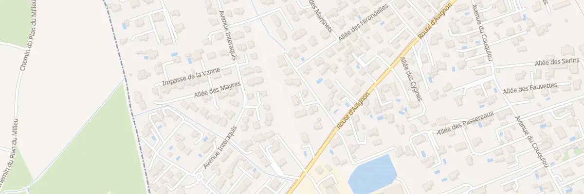 Plan du 6 Pl des Chardonnerets à Entraigues-sur-la-Sorgue