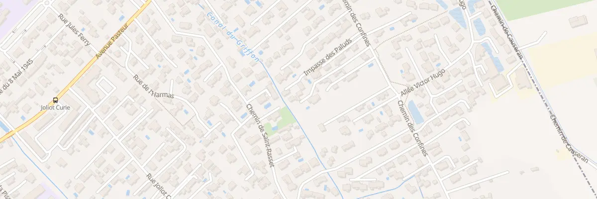 Plan du 366 Che des Confines à Vedène
