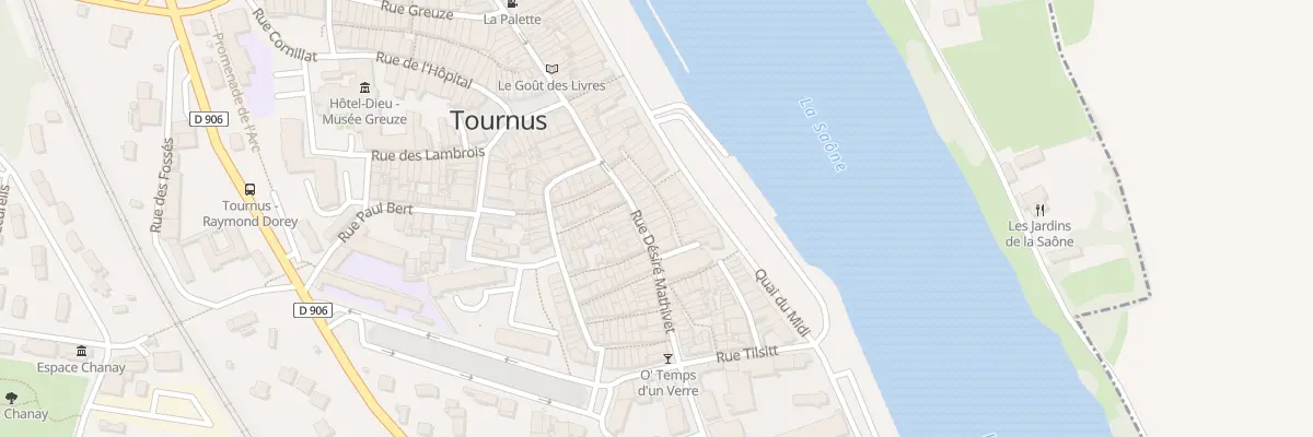 Plan du 35 Rue Désiré Mathivet à Tournus