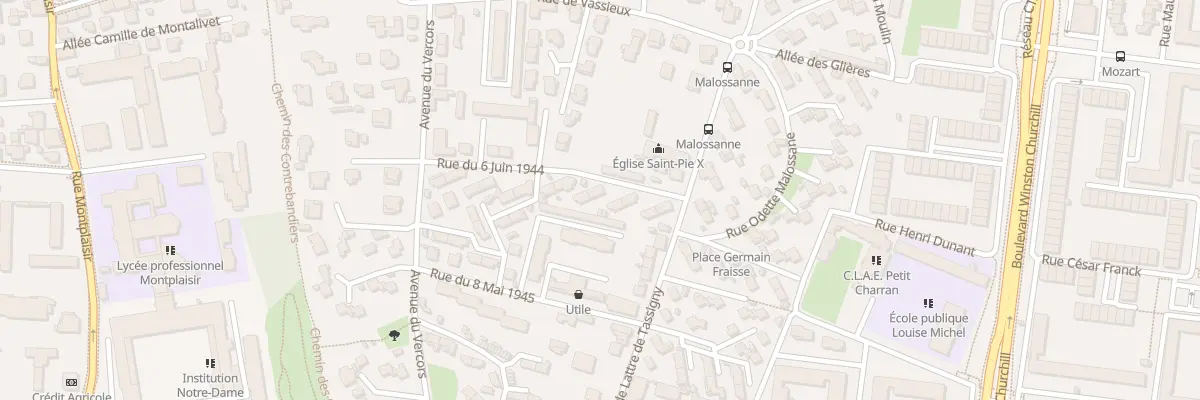 Plan du 20 Rue du Six Juin 1944 à Valence