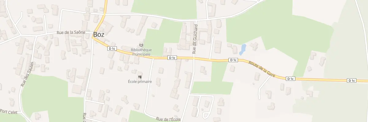 Plan du 5 Rue de l’Ecole à Boz