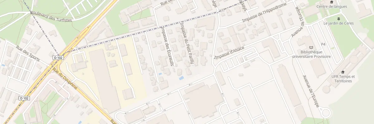Plan du 8 Imp du Petit Parilly à Saint-Priest