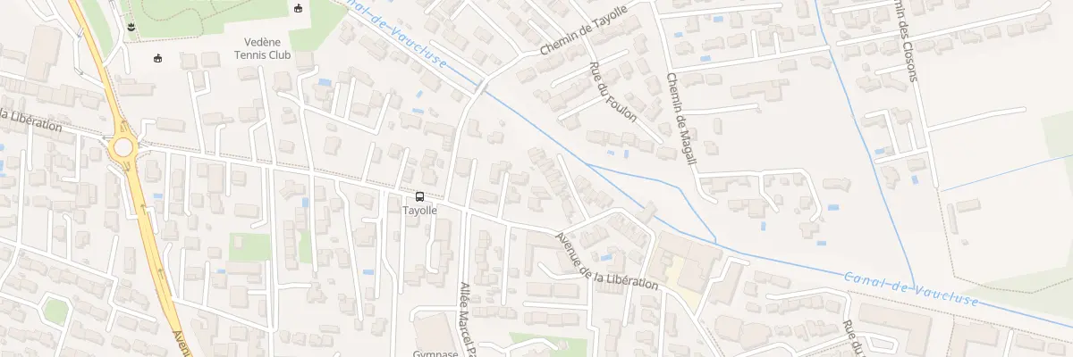 Plan du 665 Av de la Libération à Vedène