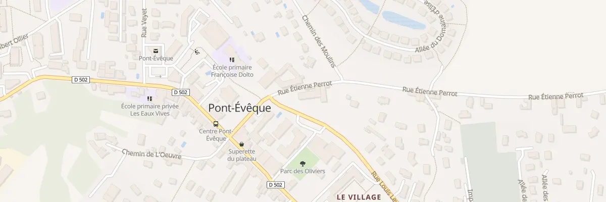 Plan du 2 Rue Etienne Perrot à Pont-Évêque