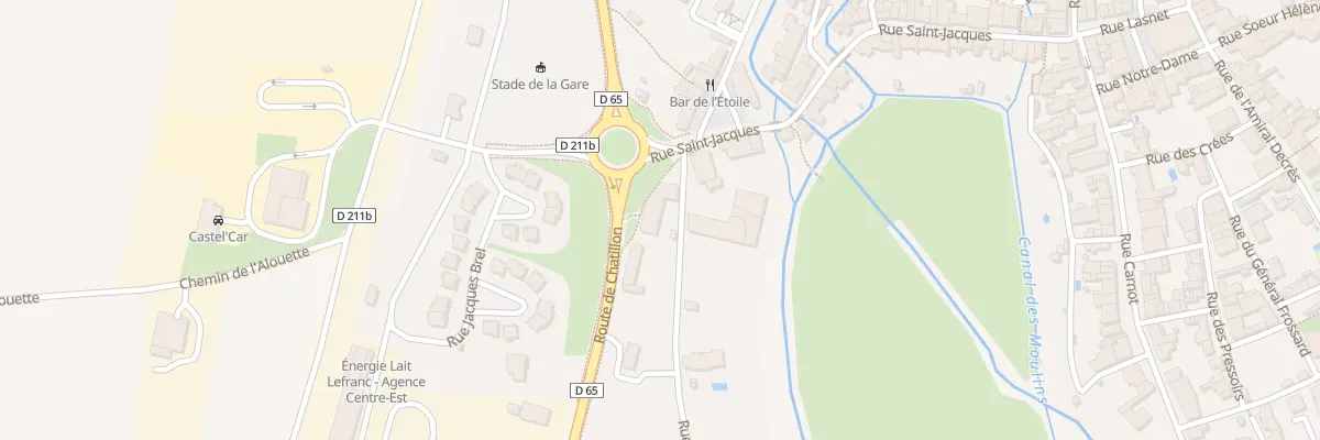 Plan du 2 Rue du Collège à Châteauvillain