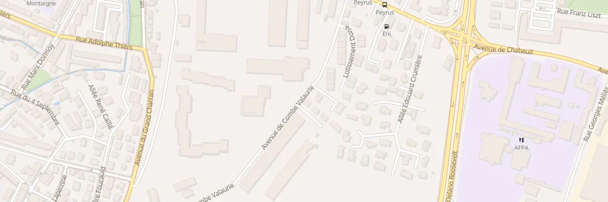 Plan du 37 Av Combe Valaurie à Valence