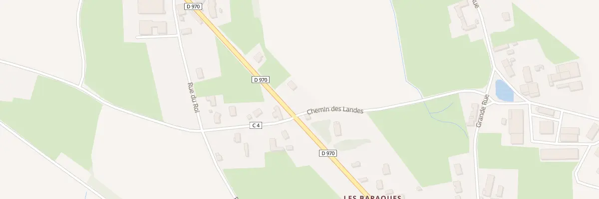 Plan du 1 Che des Landes à Saint-Loup-Géanges
