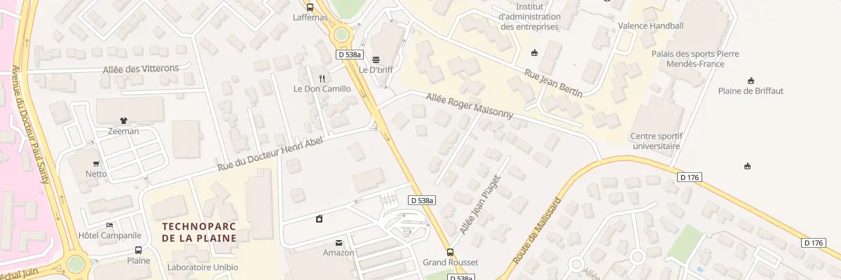 Plan du 389 Rue Faventines à Valence