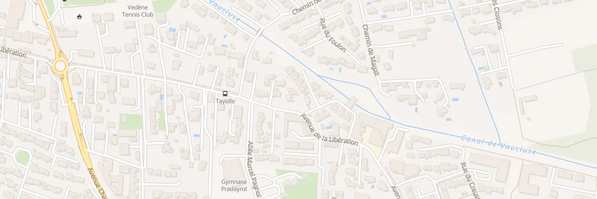 Plan du 669 Av de la Libération à Vedène