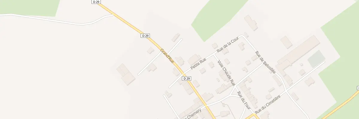 Plan du 5 Gr La Grand Rue à Bulson