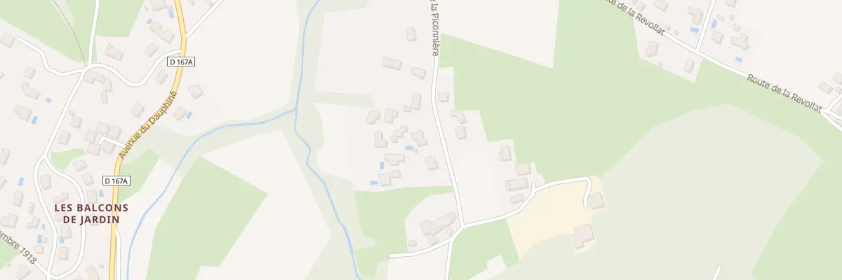 Plan du 676 Mte de la Piconnière à Jardin