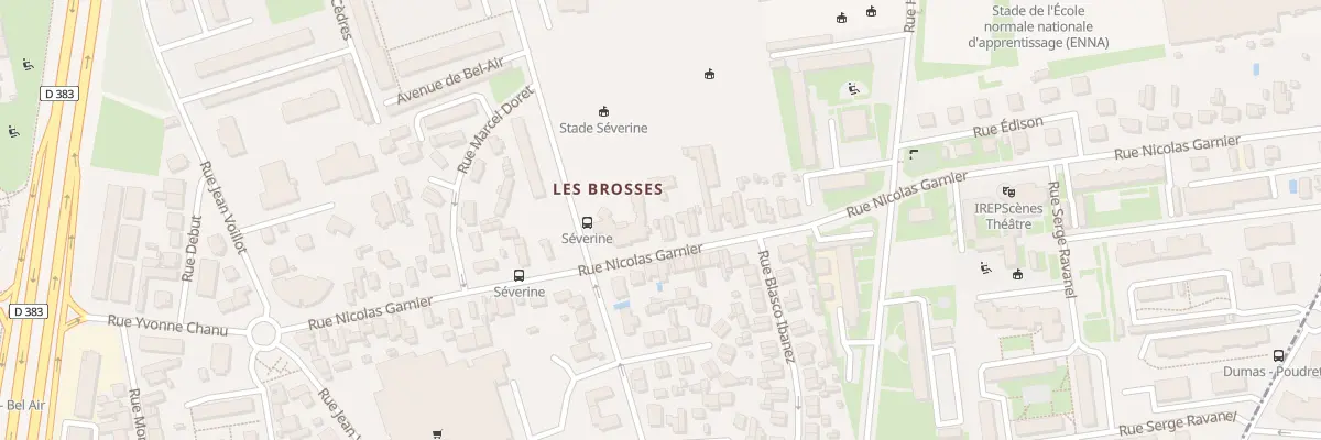 Plan du 43 Rue Nicolas Garnier à Villeurbanne