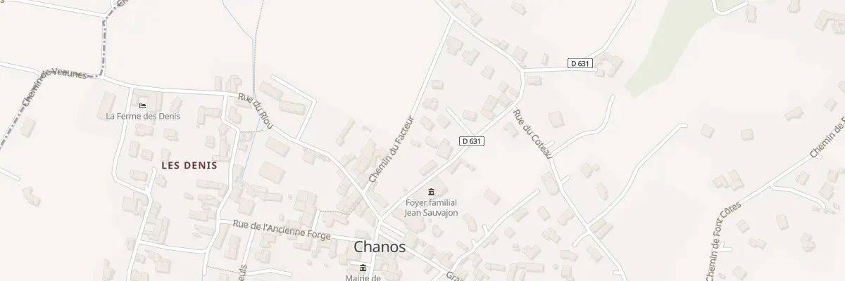 Plan du 5 Rue de la Tuilerie à Chanos-Curson