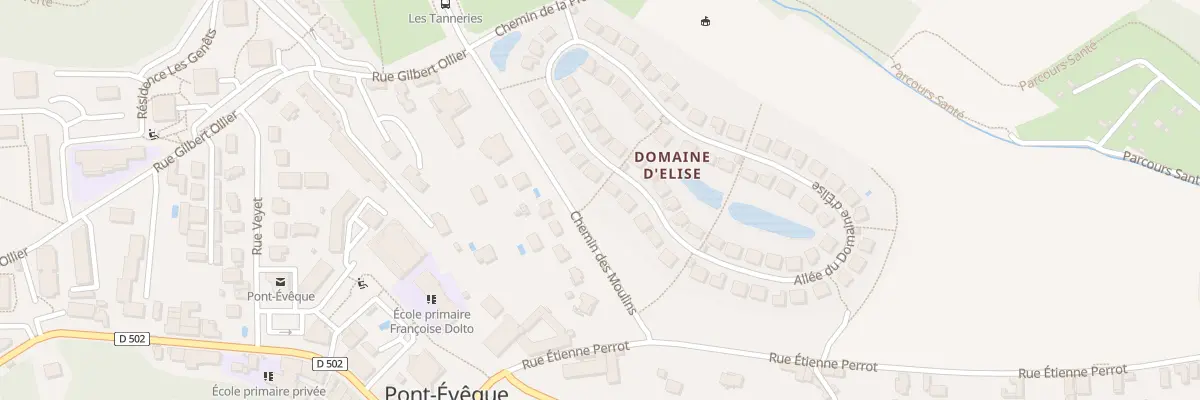 Plan du 27 All du Domaine d’Élise à Pont-Évêque