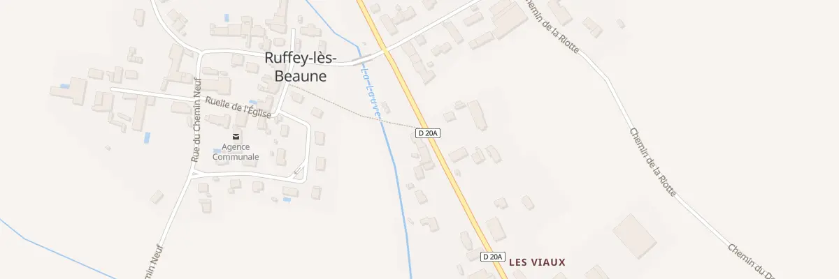 Plan du 2 Rue des Viaux à Ruffey-lès-Beaune
