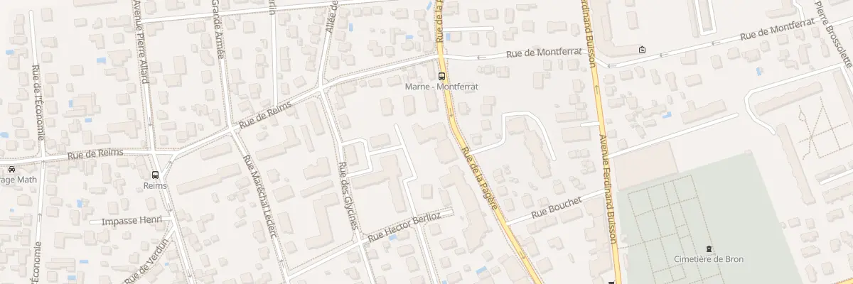 Plan du 120 Rue de la Pagère à Bron