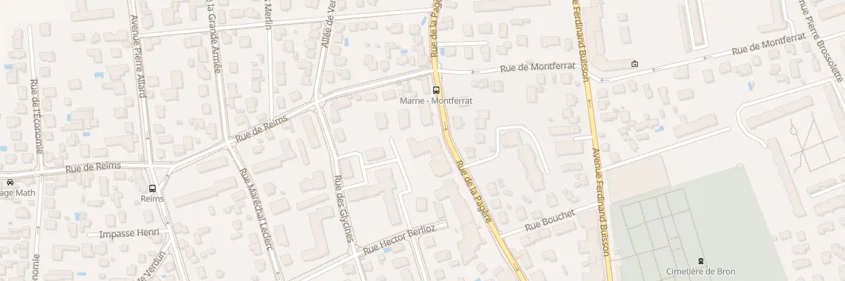 Plan du 120 Rue de la Pagère à Bron
