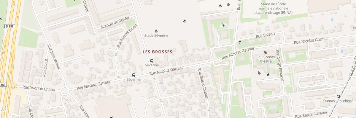 Plan du 47 Rue Nicolas Garnier à Villeurbanne