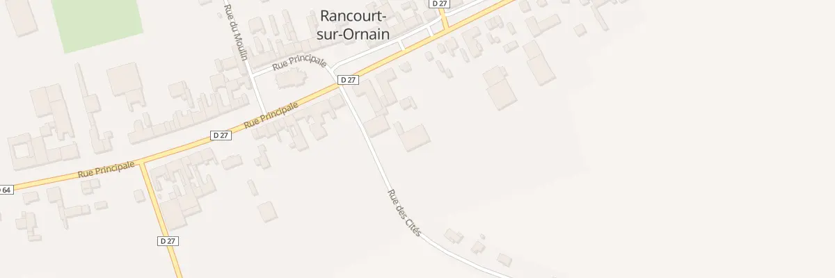 Plan du 27 Rue Principale à Rancourt-sur-Ornain